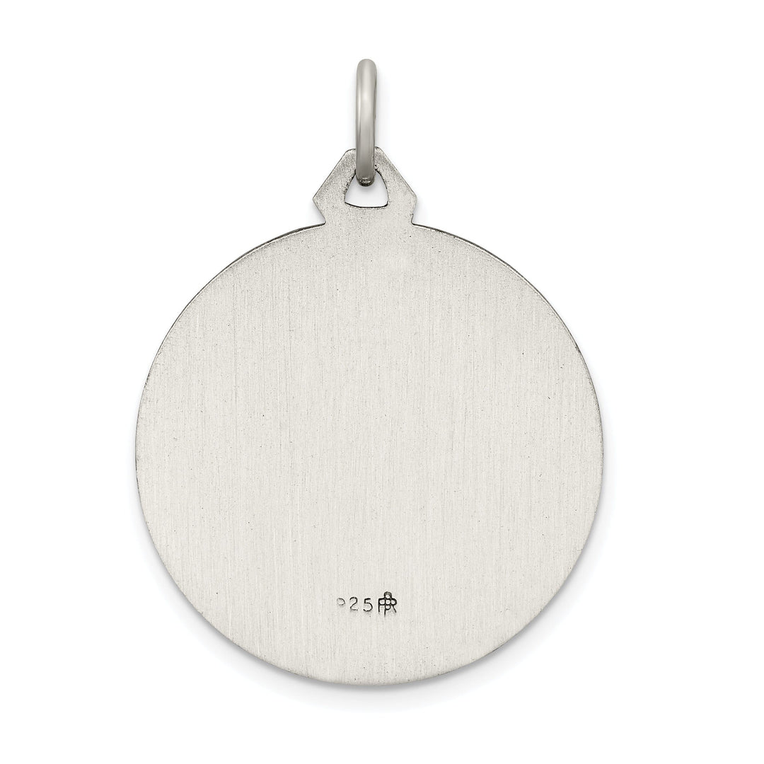 Sterling Silver Antiqued Ecce Homo Medal
