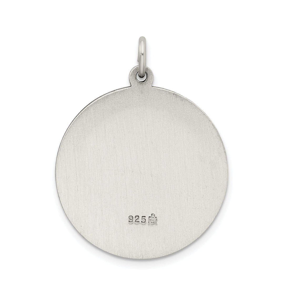 Sterling Silver Sacred Heart of Jesus Medal
