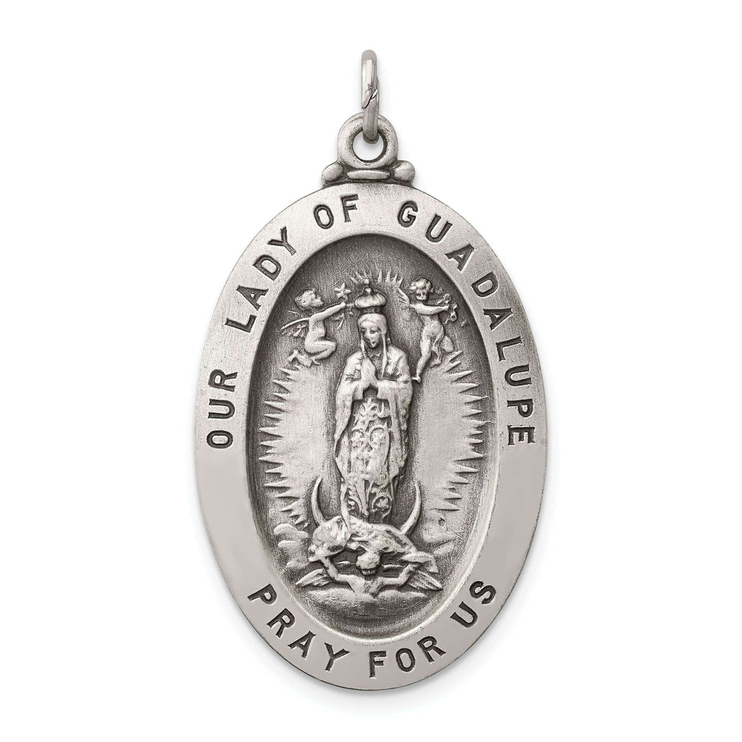 Sterling Silver Our Lady of Guadalpue Medal