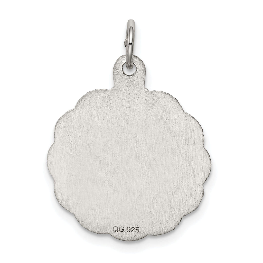 Sterling Silver Cross Disc Charm