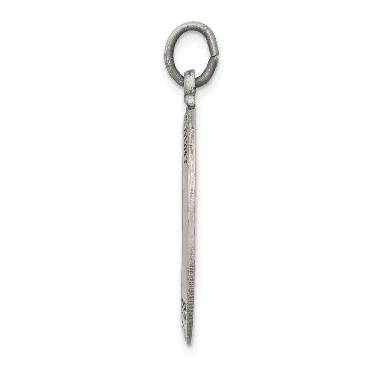Sterling Silver Antiqued Saint Anthony Medal