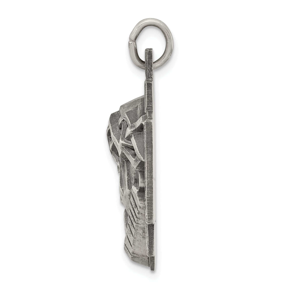 Sterling Silver Ecce Homo Medal Pendant