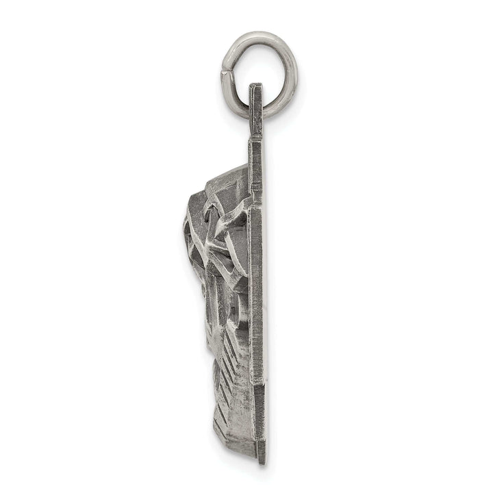 Sterling Silver Ecce Homo Medal Pendant
