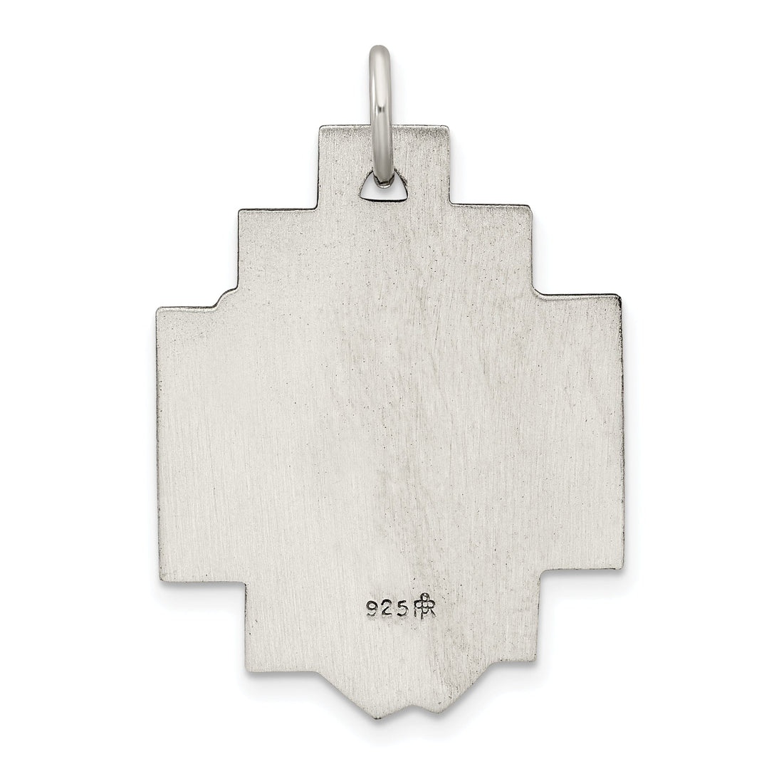 Sterling Silver Ecce Homo Medal Pendant