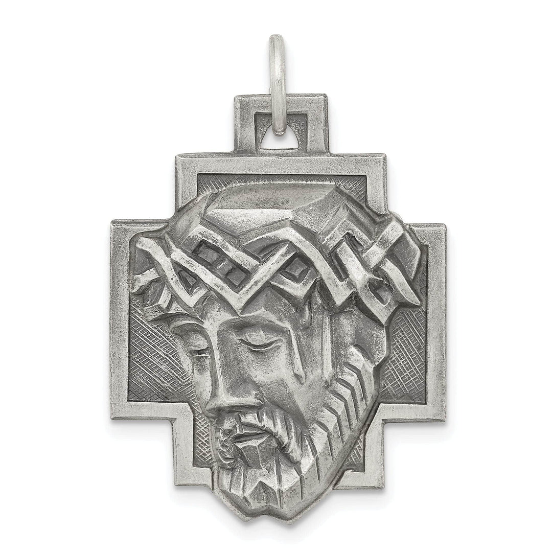 Sterling Silver Ecce Homo Medal Pendant