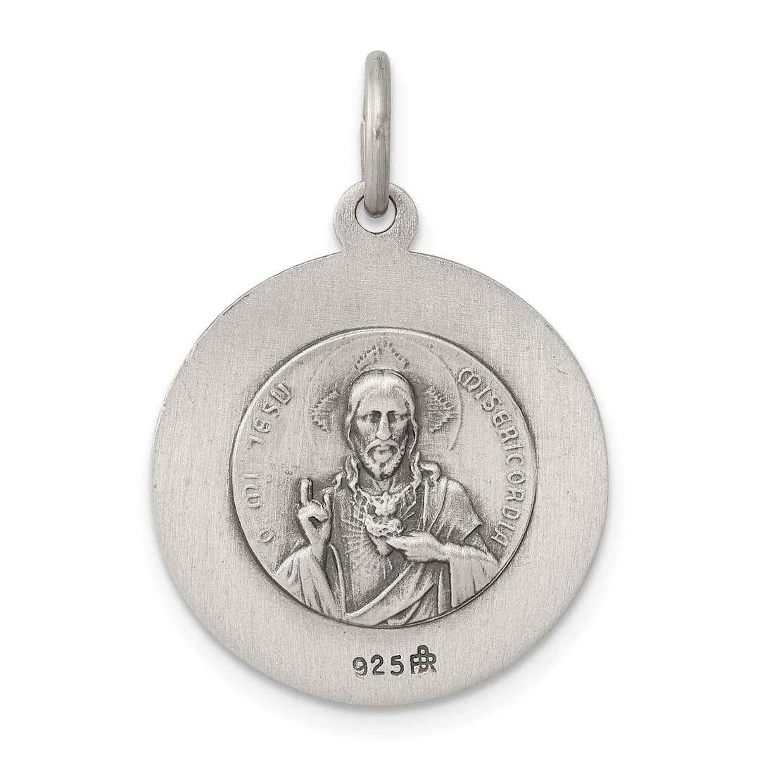 Sterling Silver Queen of the Holy Scapular Medal