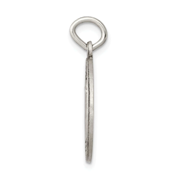 Sterling Silver Antiqued Saint Anthony Medal