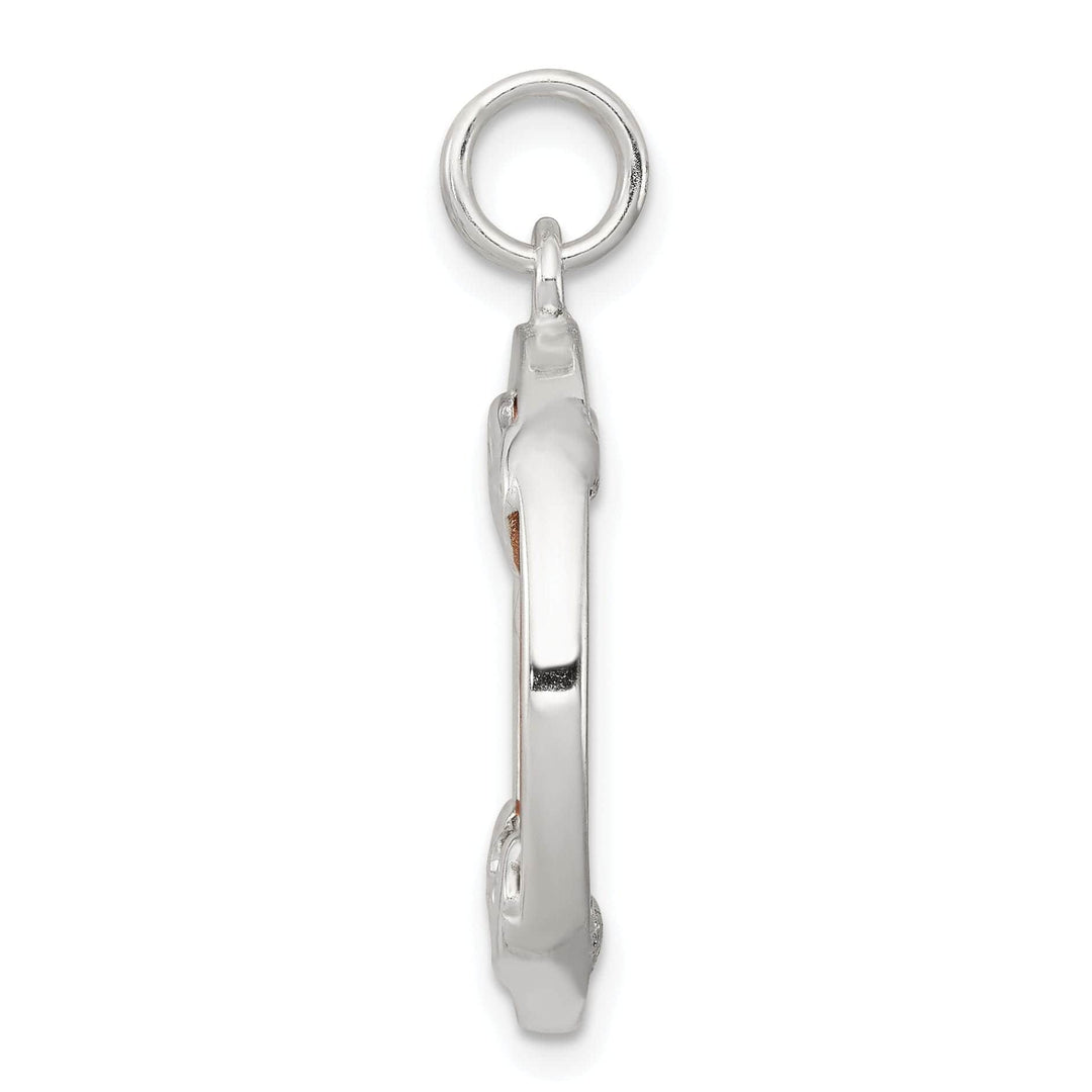Sterling Silver Polish Finish Lucky Penny Charm