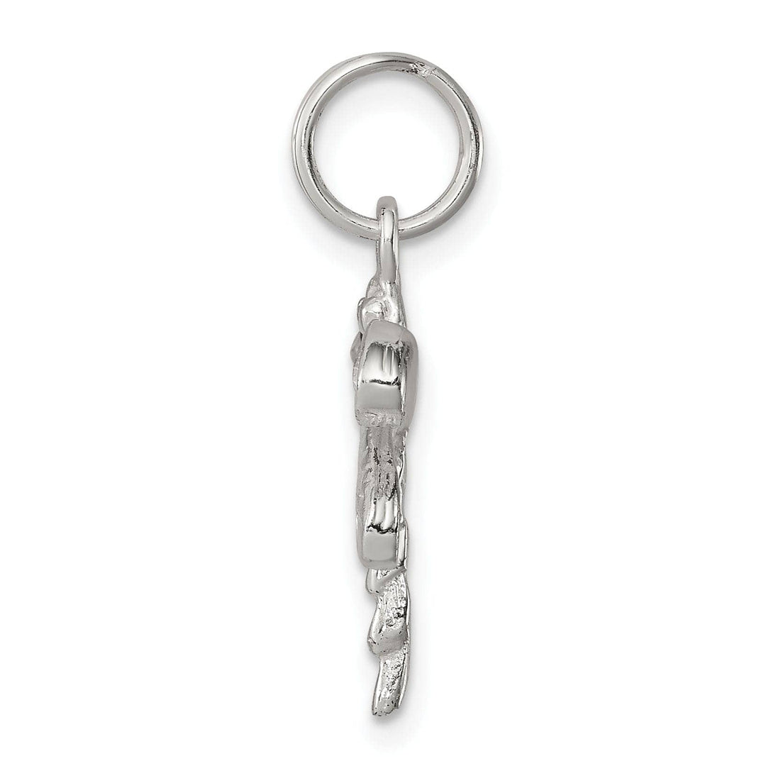 Silver Preciosa Crystal Dragonfly Charm