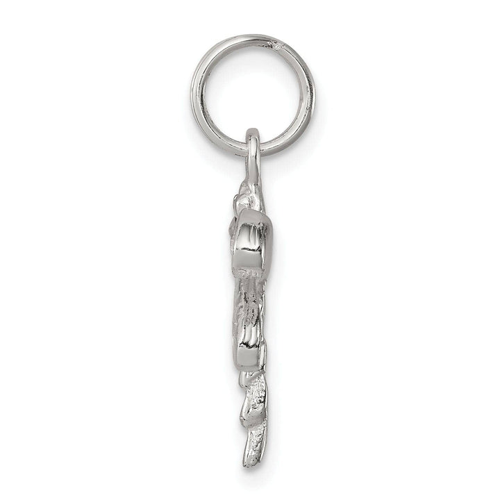 Silver Preciosa Crystal Dragonfly Charm