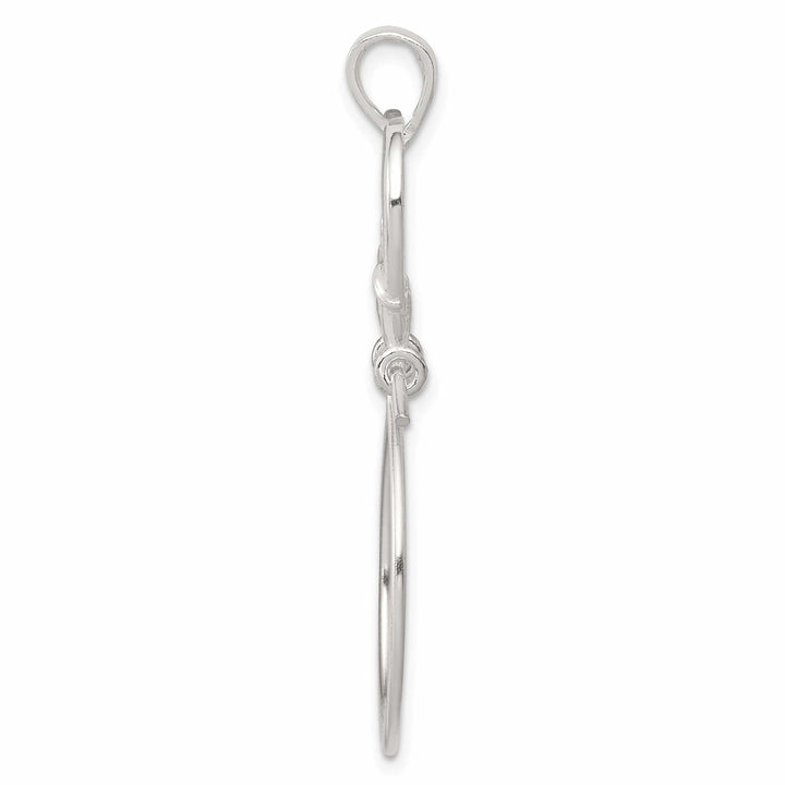 Silver Claddagh Design Charm Holder Pendant