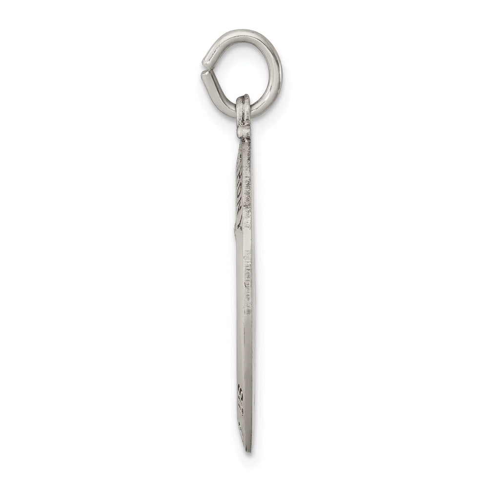 Sterling Silver Antiqued Saint Anthony Medal