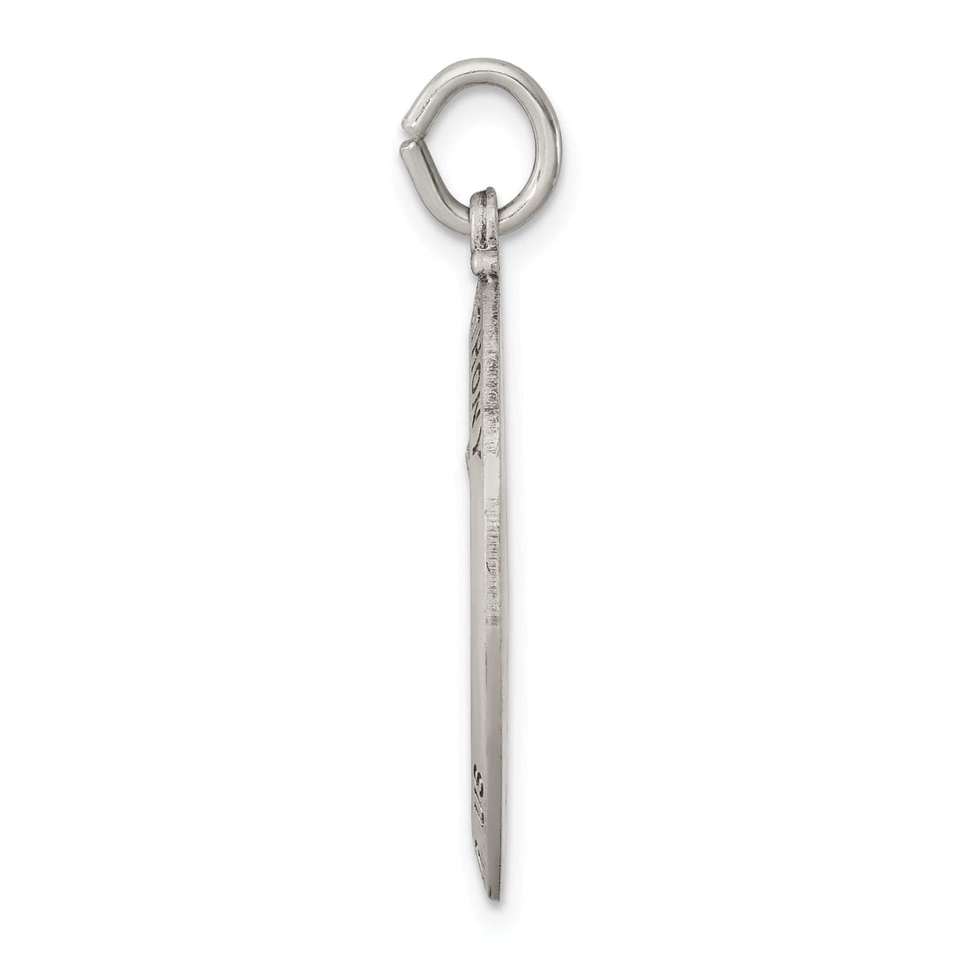Sterling Silver Antiqued Saint Anthony Medal