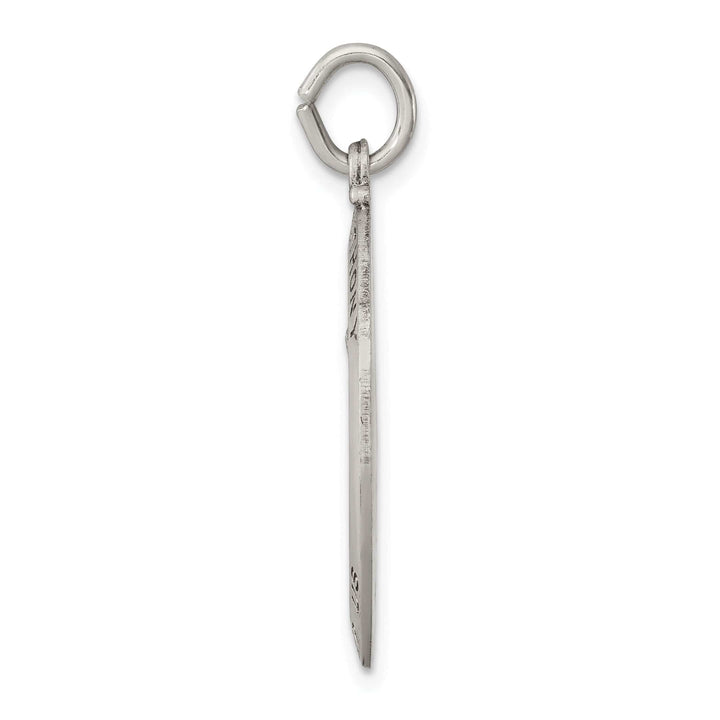 Sterling Silver Antiqued Saint Anthony Medal