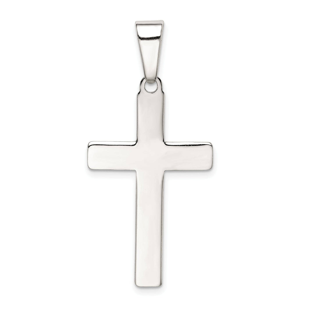 Sterling Silver Polished Latin Cross Pendant