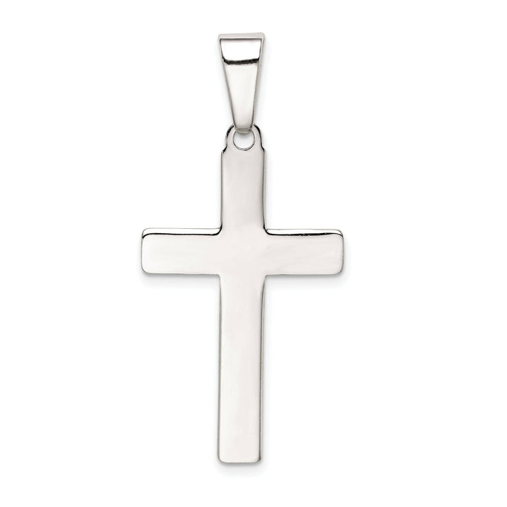 Sterling Silver Polished Latin Cross Pendant