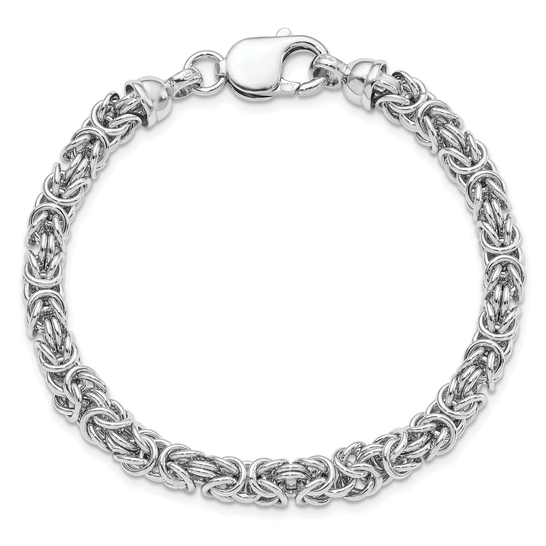 Sterling Silver Polished Link Bracelet