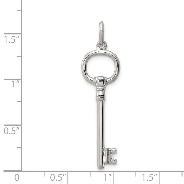 Sterling Silver Key Pendant