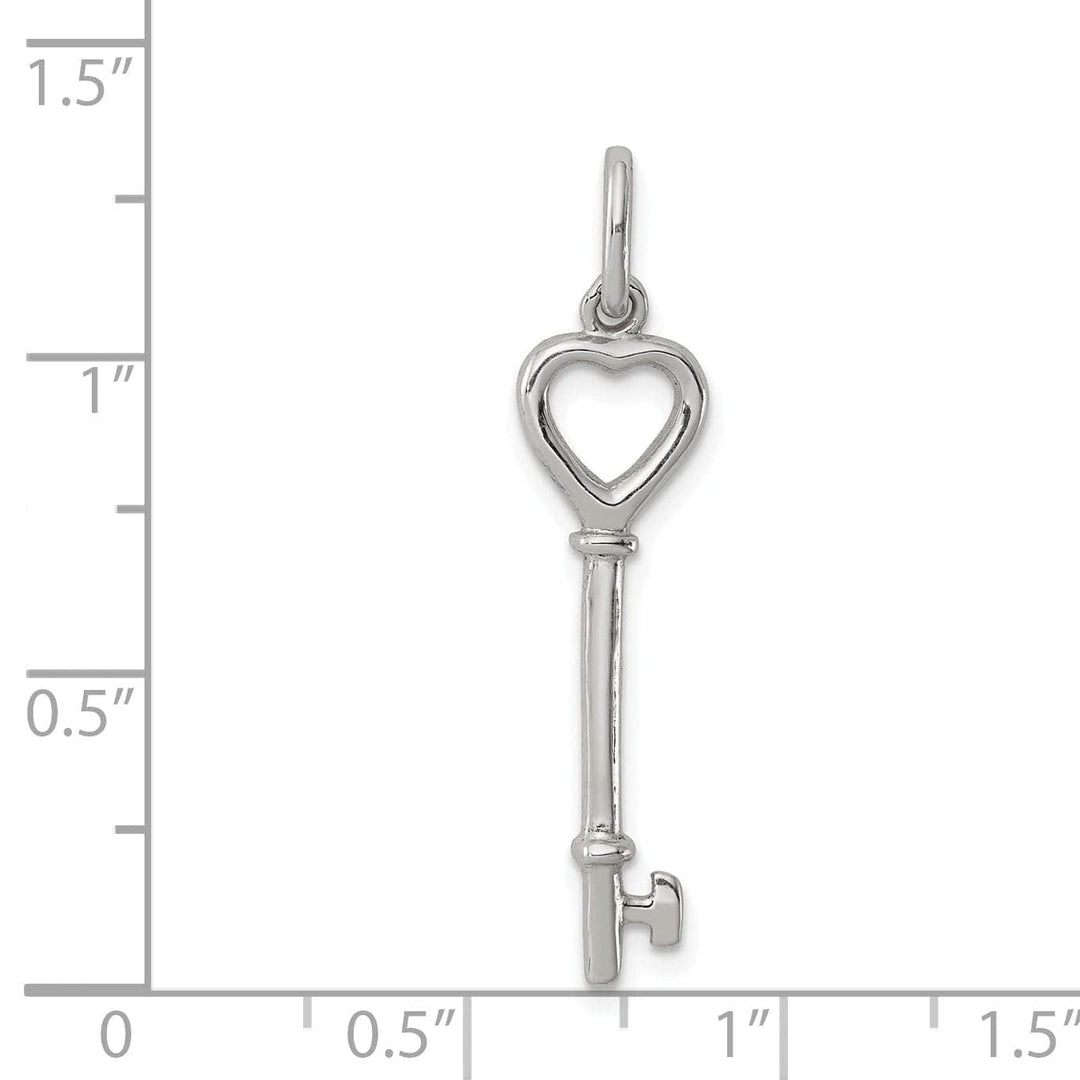 Sterling Silver Key Pendant