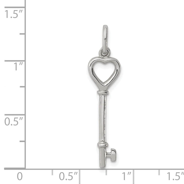 Sterling Silver Key Pendant