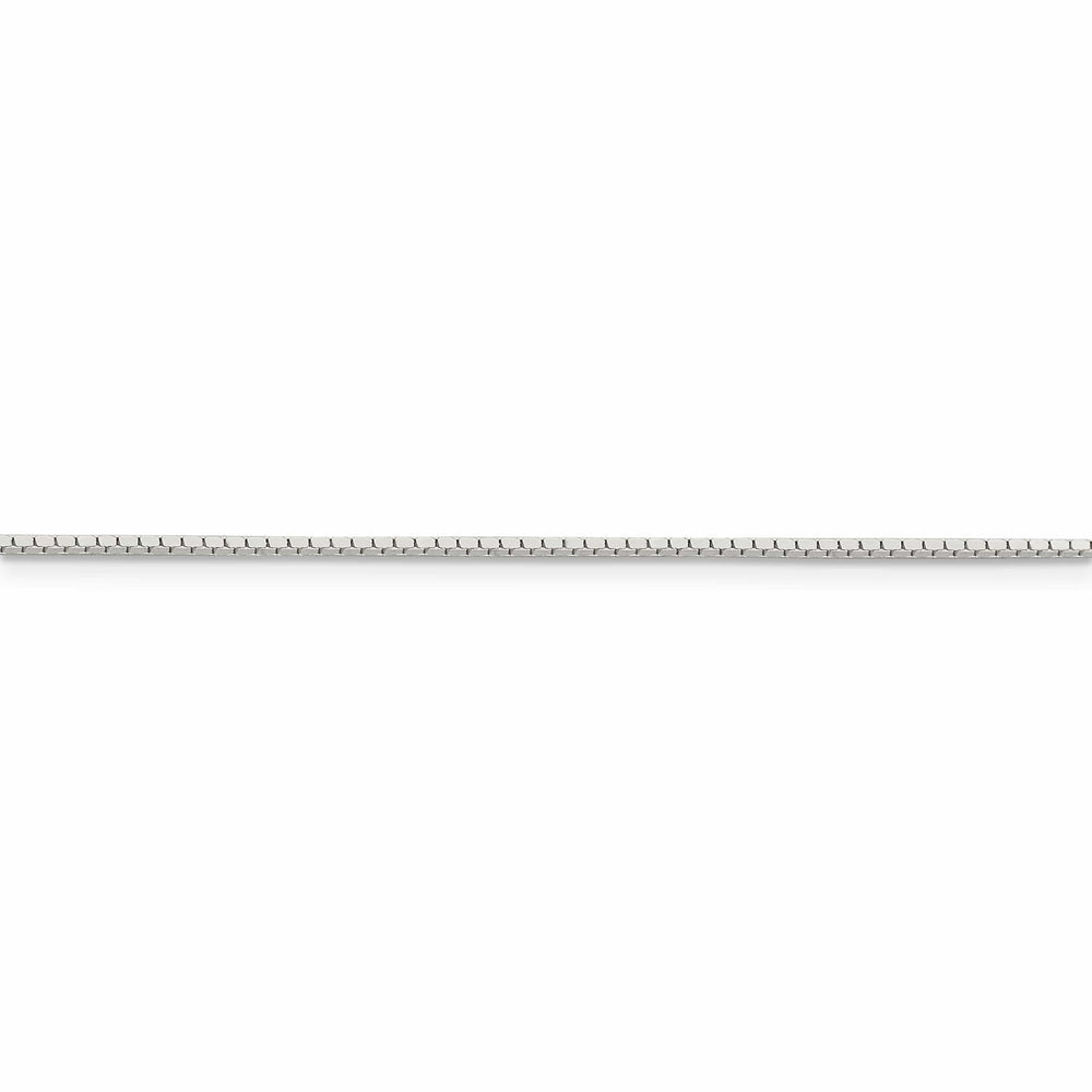 Silver Polished 1.00-mm Mirror Box Chain