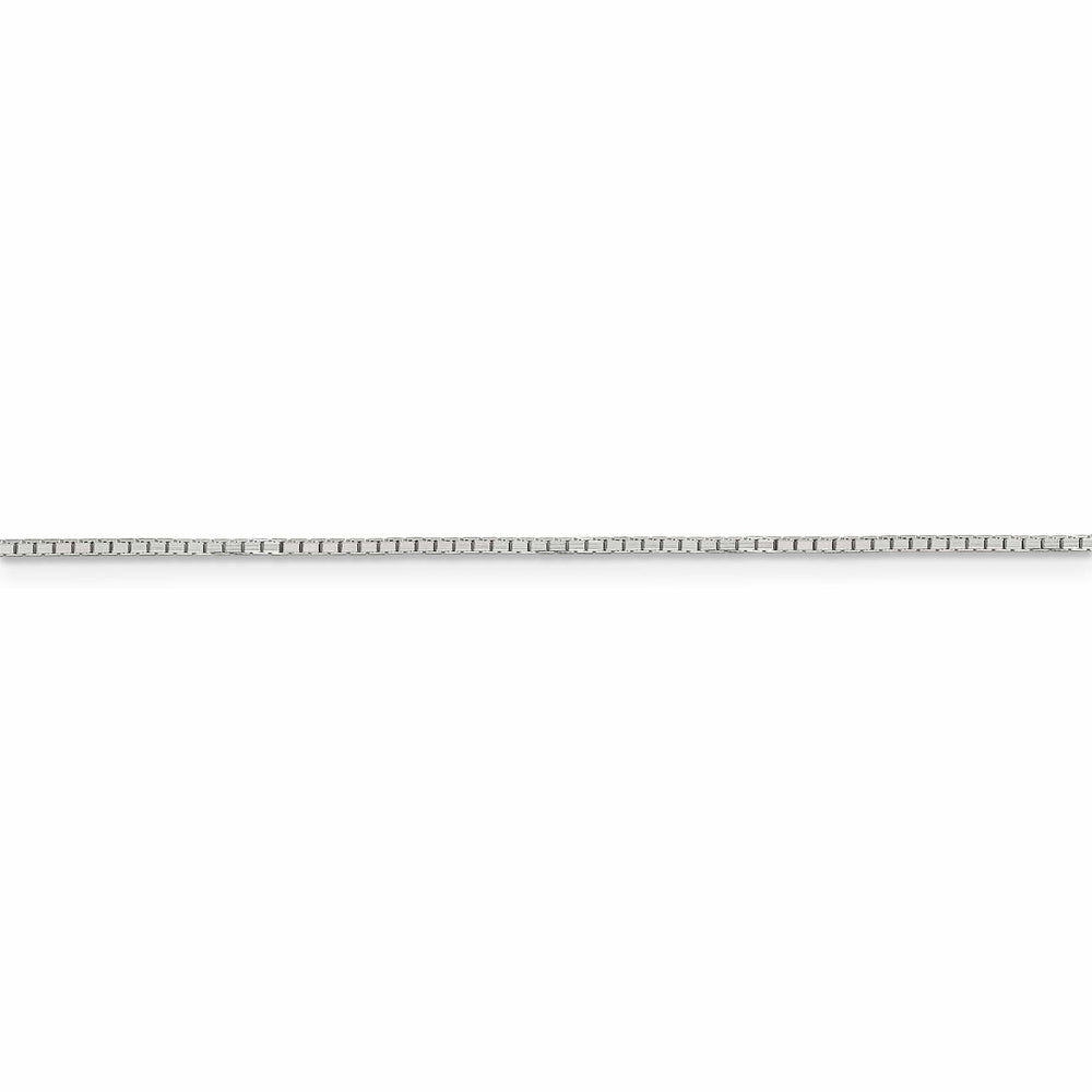 Silver D.C 0.90-mm 8 Sided Mirror Box Chain