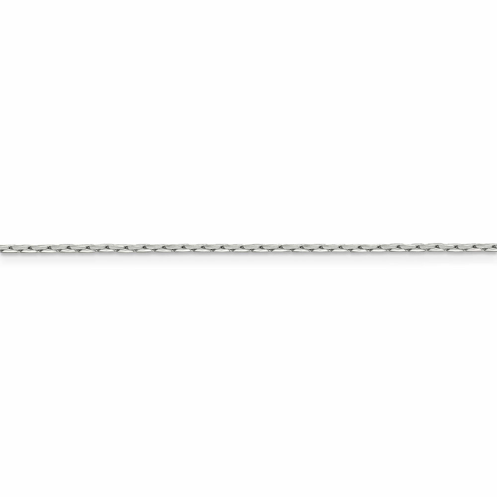 Silver Polished 1.00-mm Oval Box Chain