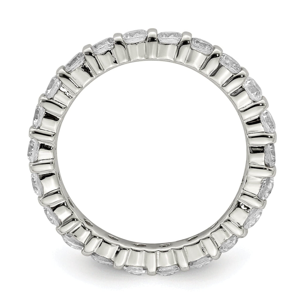 Sterling Silver Cubic Zirconia Band Rings
