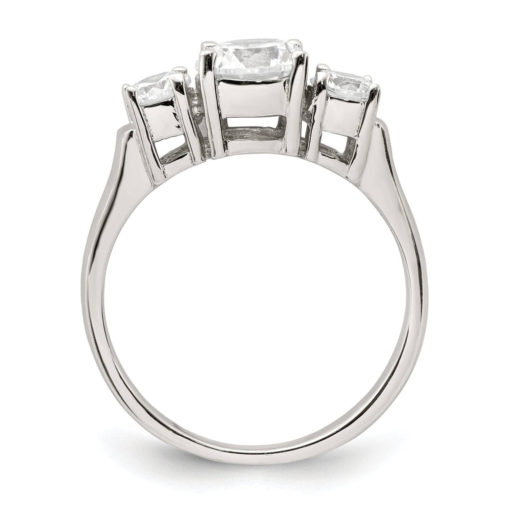 Sterling Silver Cubic Zirconia Band Rings
