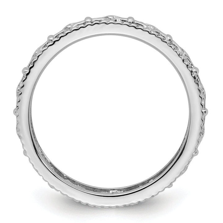 Sterling Silver Polished Fleur De Lis Ring