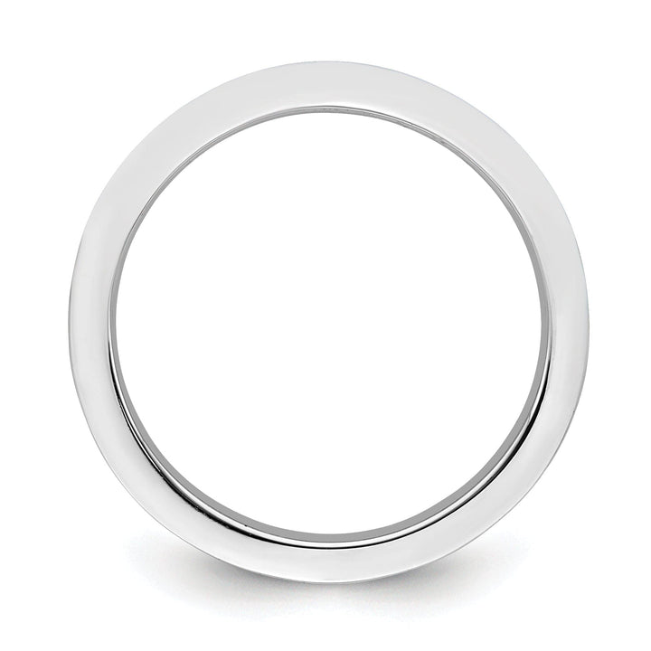 Sterling Silver Red Enameled 2.25MM Ring