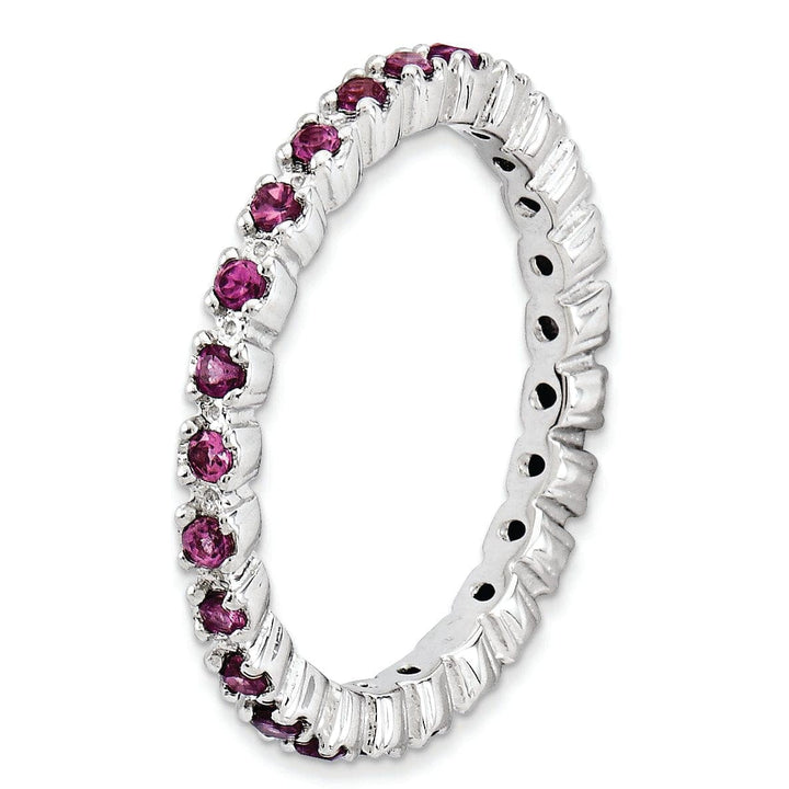 Sterling Silver Rhodolite Garnet Ring