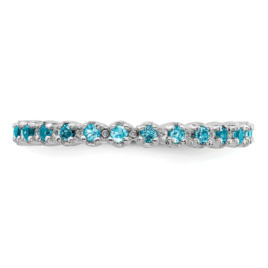 Sterling Silver Blue Topaz Ring