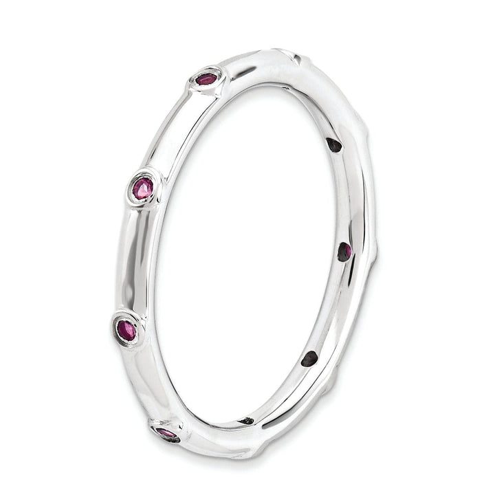 Sterling Silver Pink Tourmaline Ring