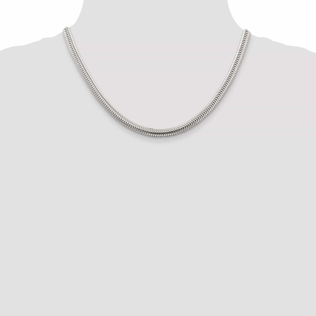 Sterling Silver Polished Snake Chain 6MM