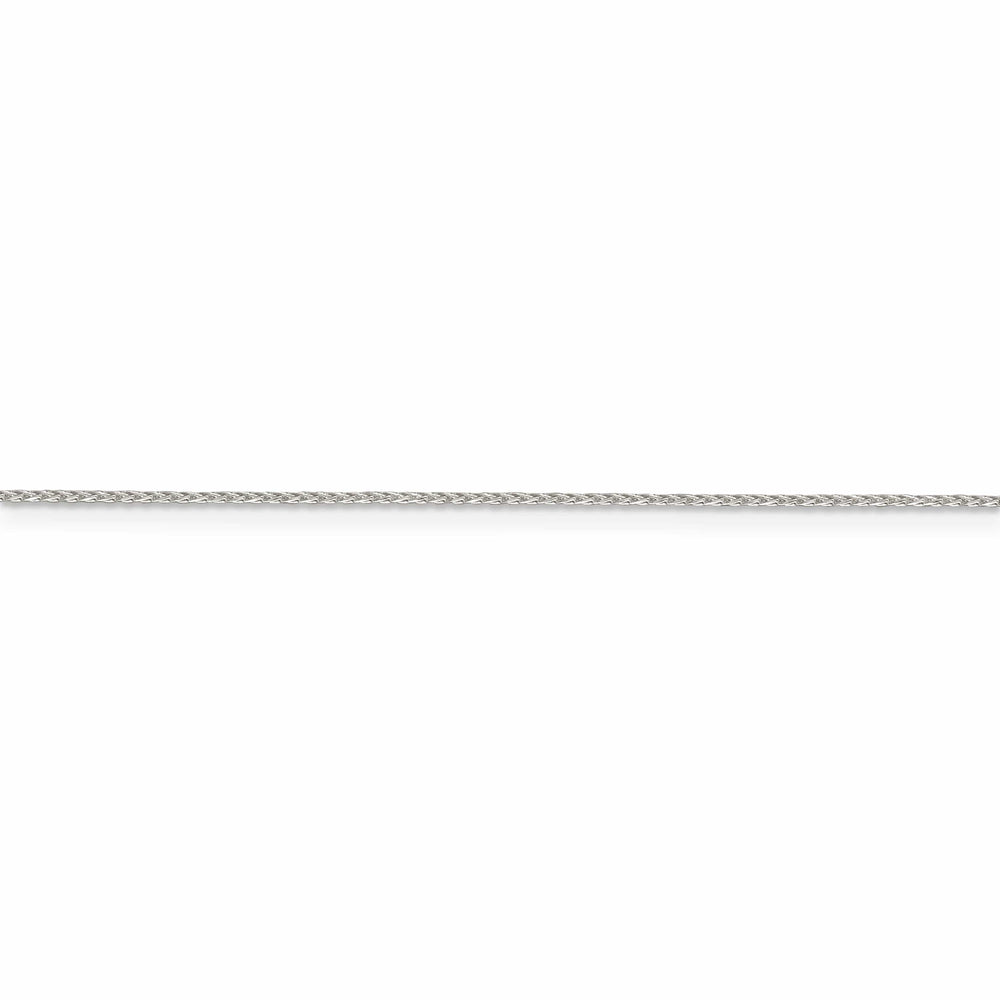 Sterling Silver D.C 0.85-mm Round Spiga Chain