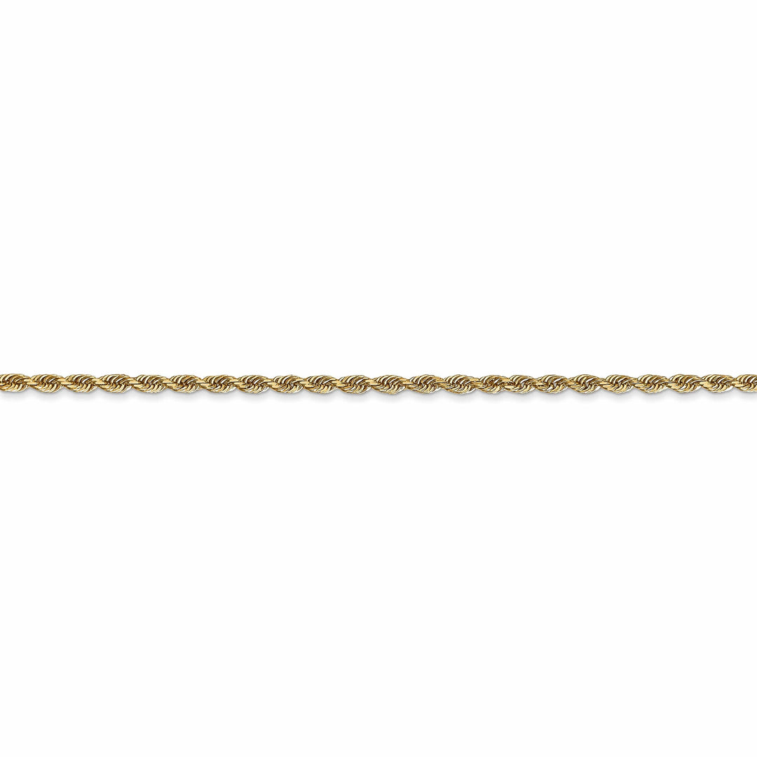 14k Yellow Gold 2.00mm D.C Quadruple Rope Chain