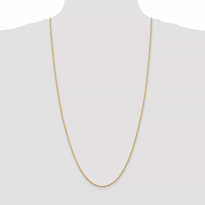 14k Yellow Gold 2.00mm D.C Quadruple Rope Chain