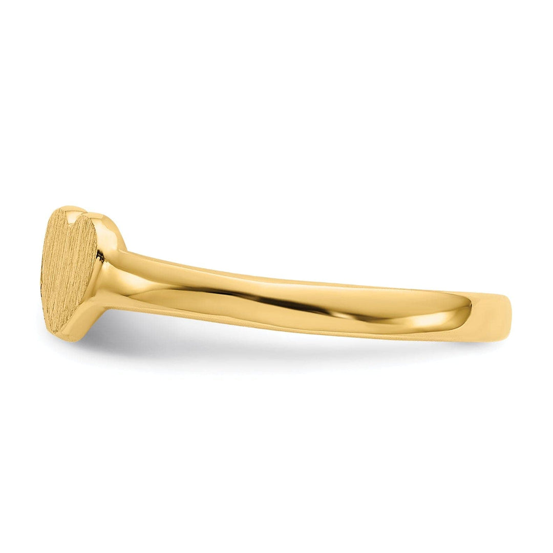 14k Yellow Gold Double Heart Children's Ring