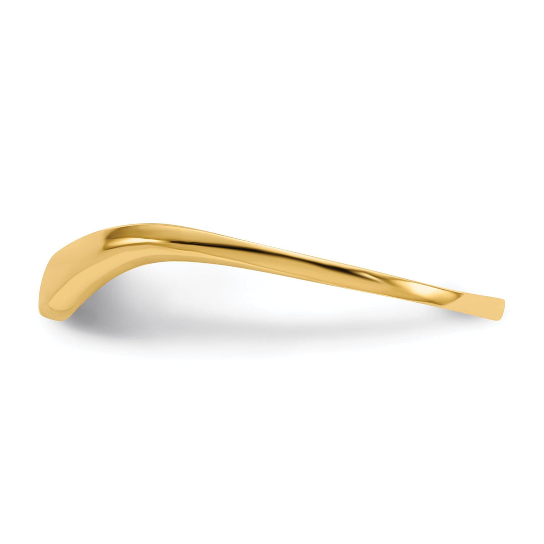 14k Yellow Gold Polished Dome Ring