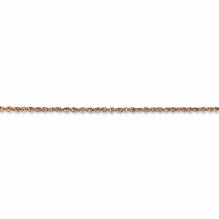 14K Rose Gold Polished 1.70mm Solid Ropa Chain