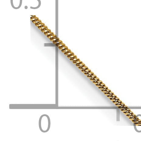 14k Yellow Gold 0.65mm Solid Round Snake Chain