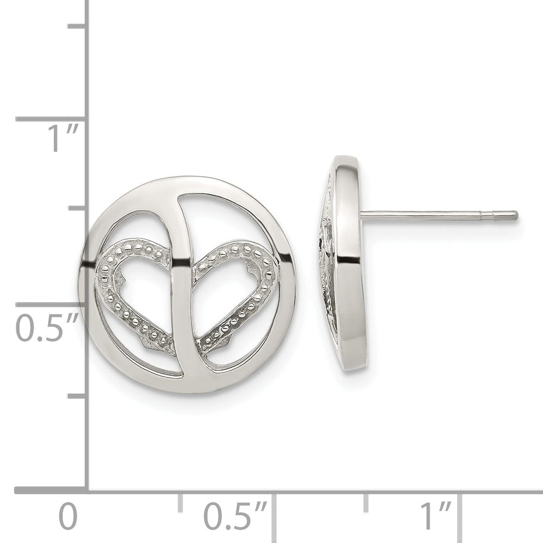 Stainless Steel Cubic Zirconia Earrings