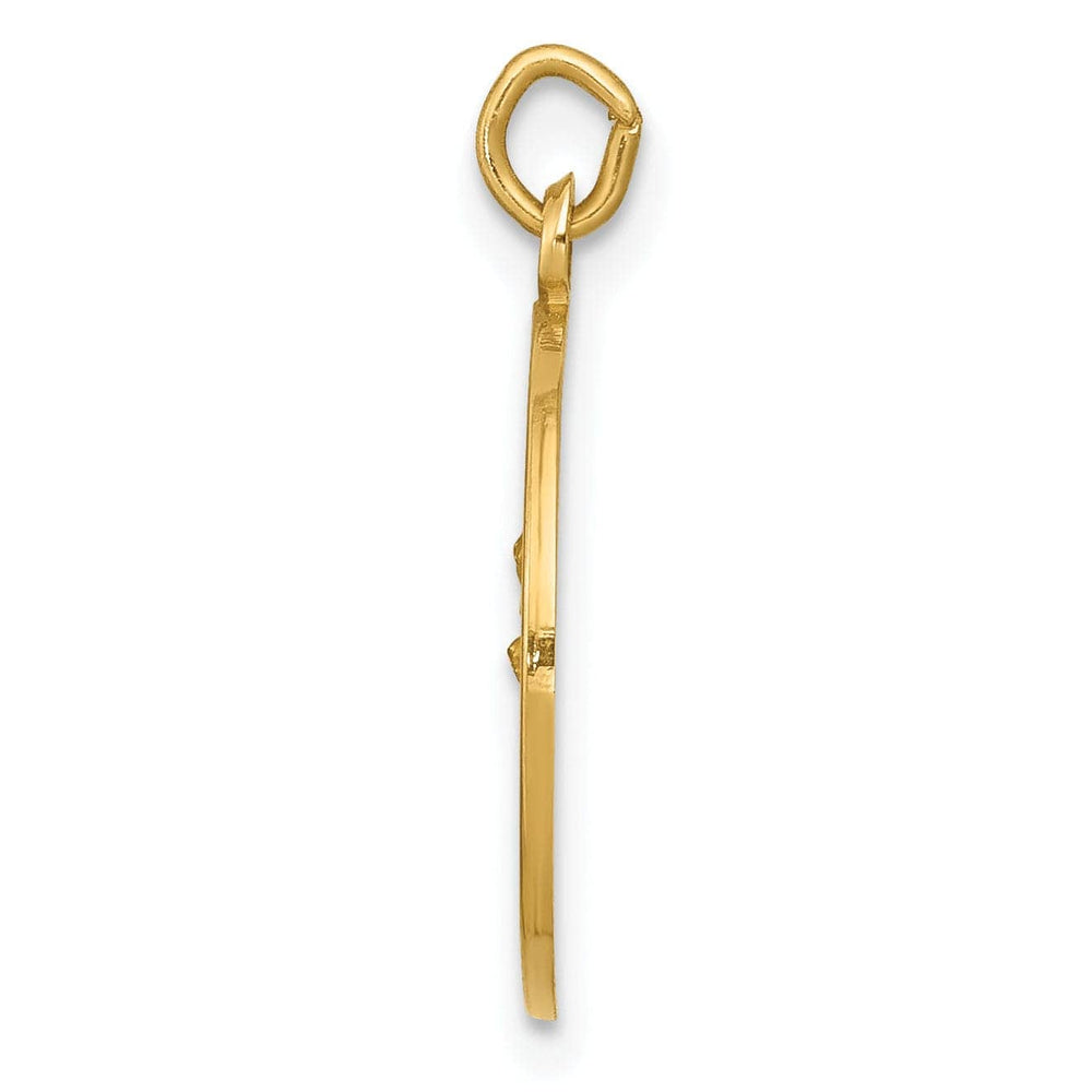 14k Yellow Gold Our Lady of Perpetual Help Medal