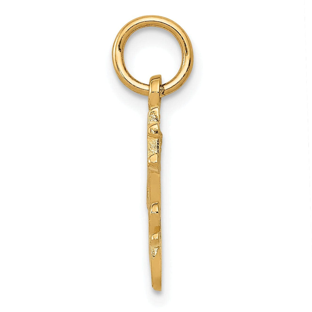 14k Yellow Gold Perfect Wife Charm Pendant