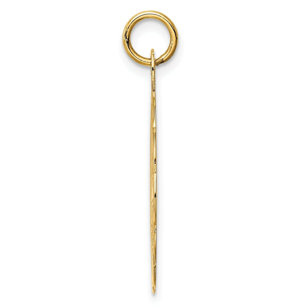 14k Yellow Gold Graduation Day Charm