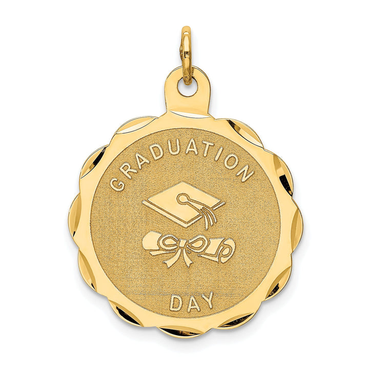 14k Yellow Gold Graduation Day Charm