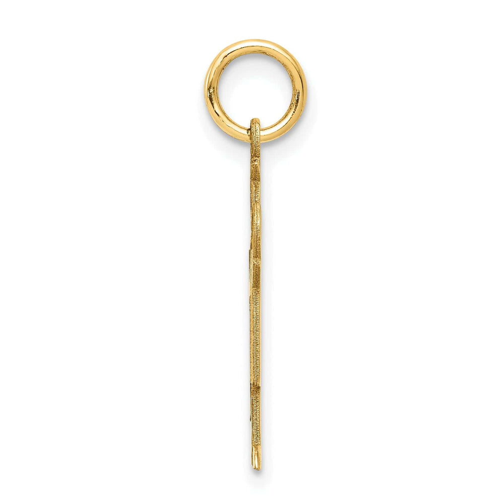 14k Yellow Gold Boy With Hat Kiss Charm