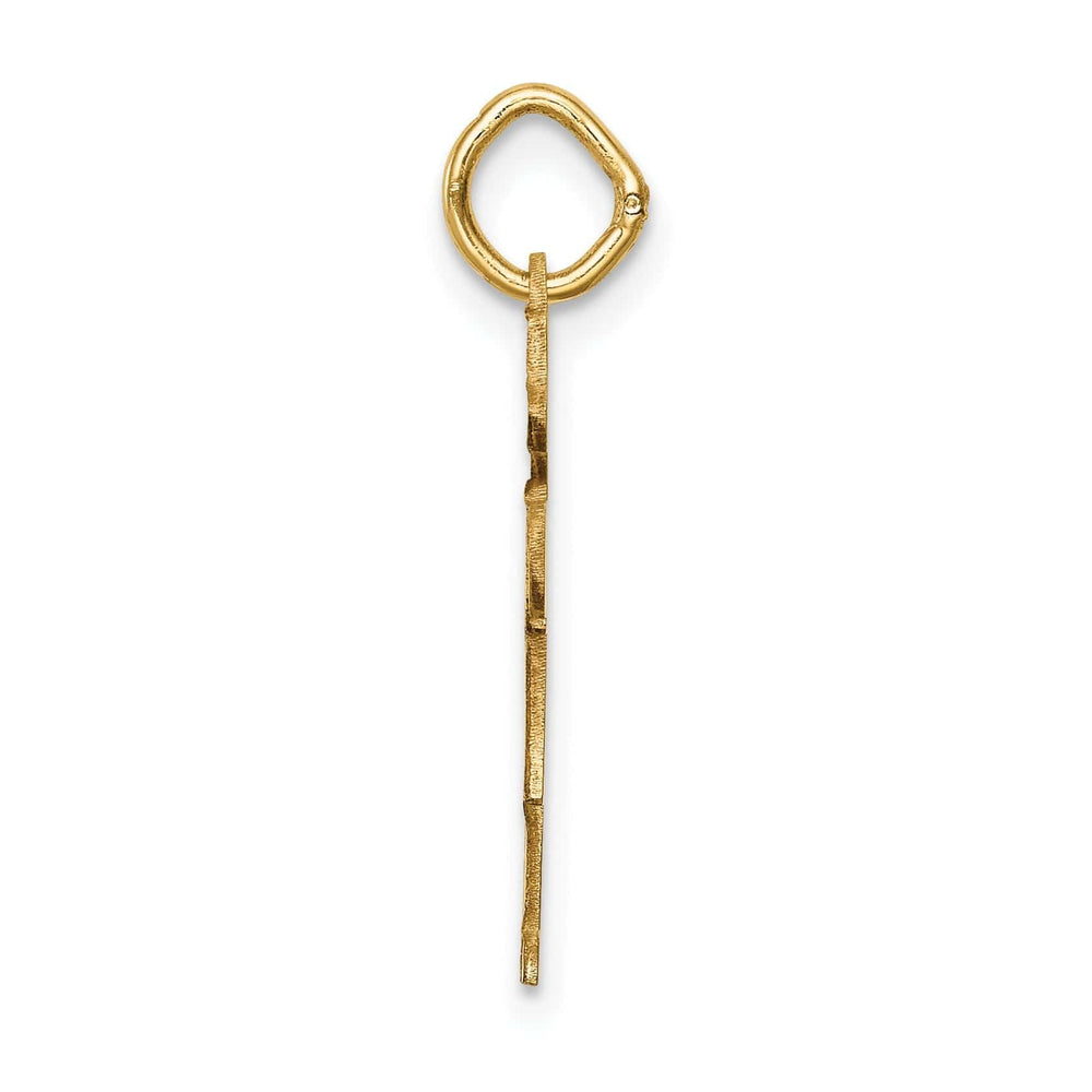 14k Yellow Gold Stars Stripes Girl Hugs Charm