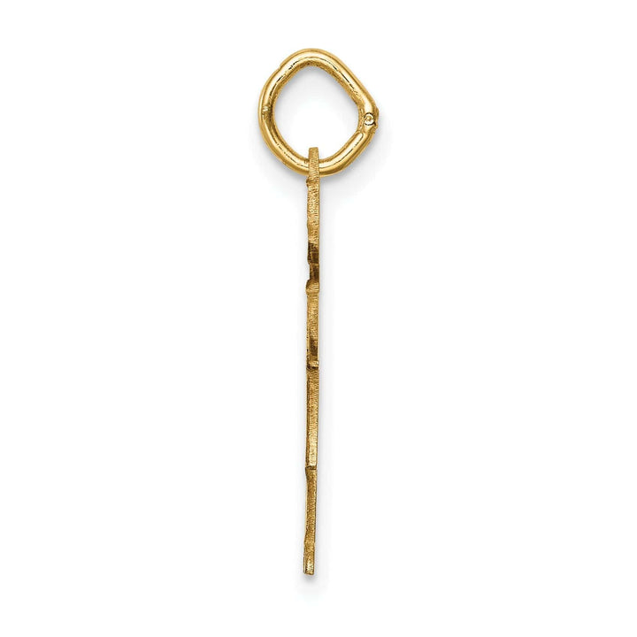 14k Yellow Gold Stars Stripes Girl Hugs Charm
